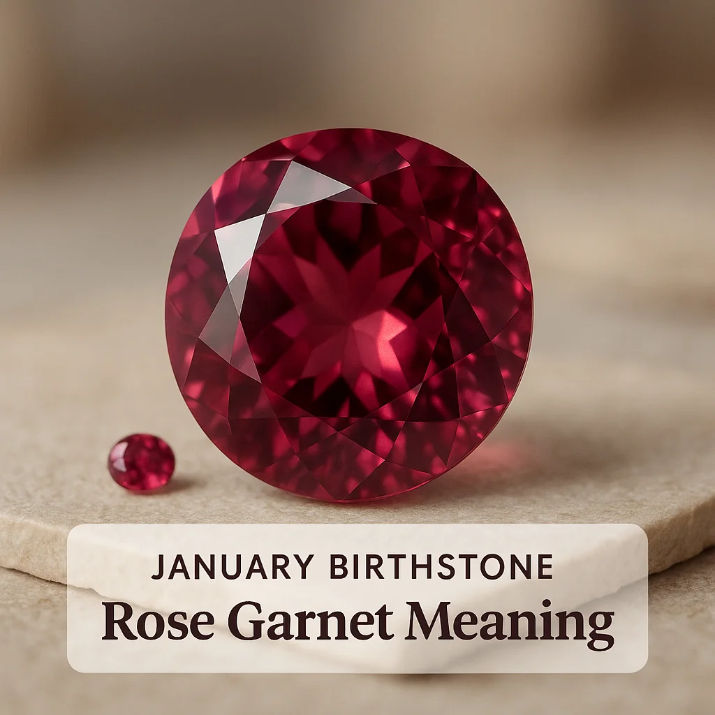 January Birthstone Rose Garnet Meaning