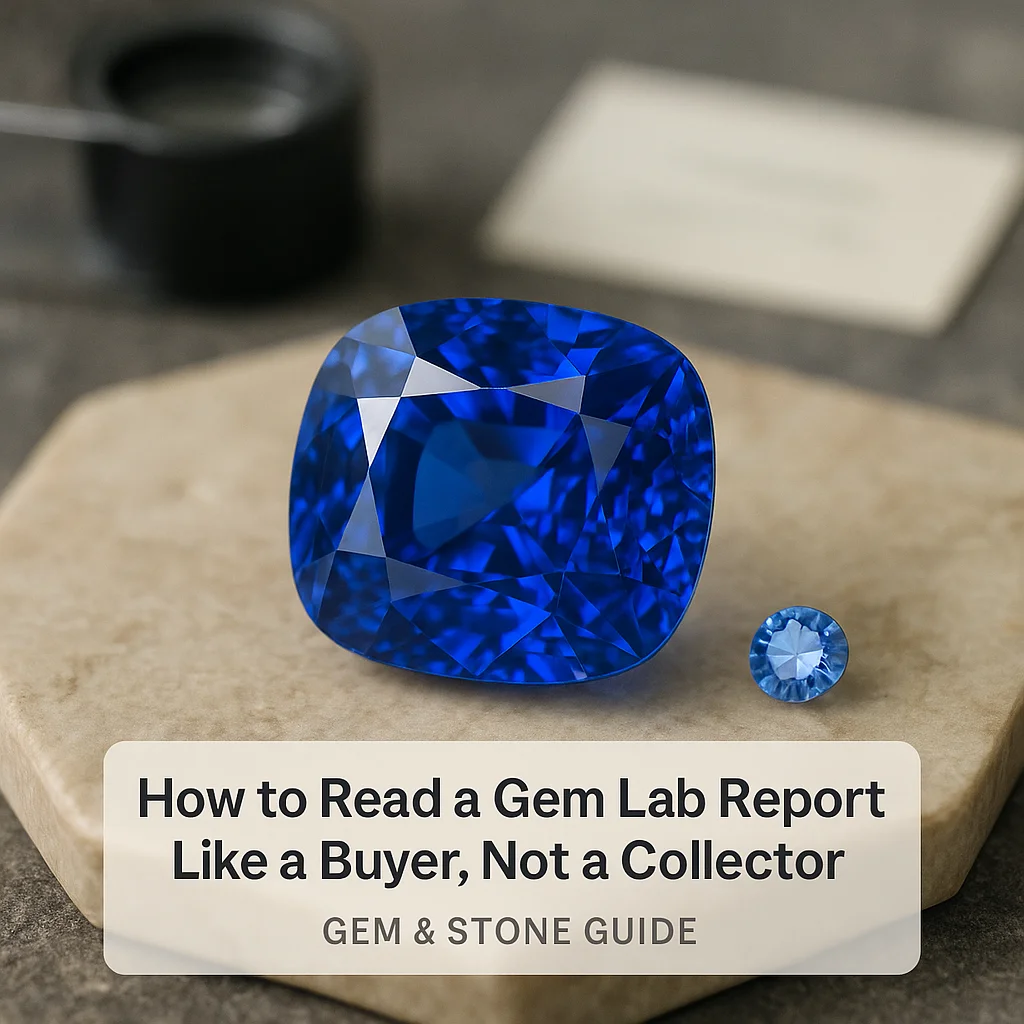 How to Read a Gem Lab Report Like a Buyer, Not a Collector