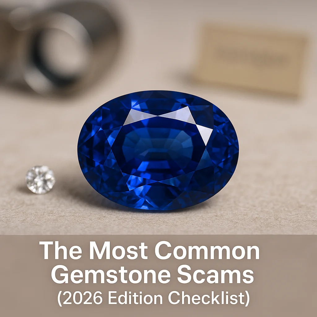The Most Common Gemstone Scams (2026 Edition Checklist)