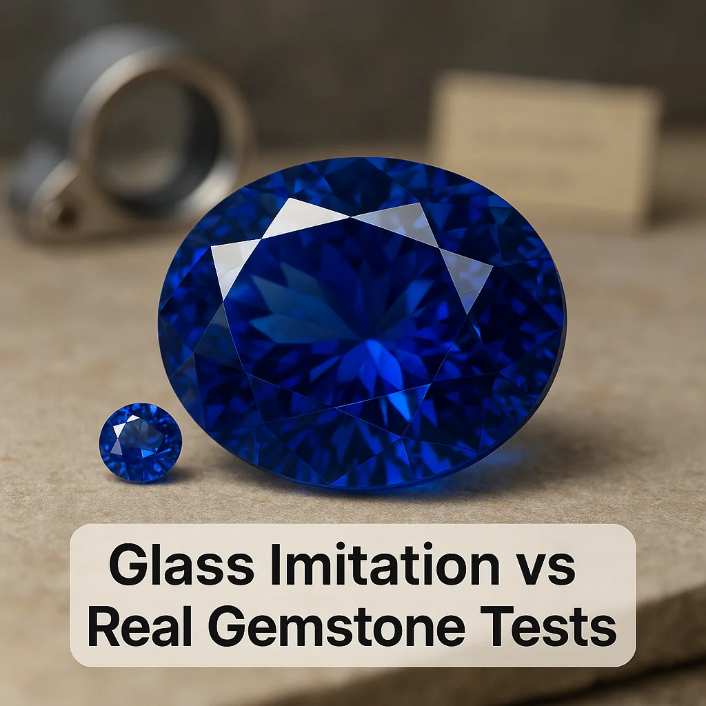Glass Imitation vs Real Gemstone Tests