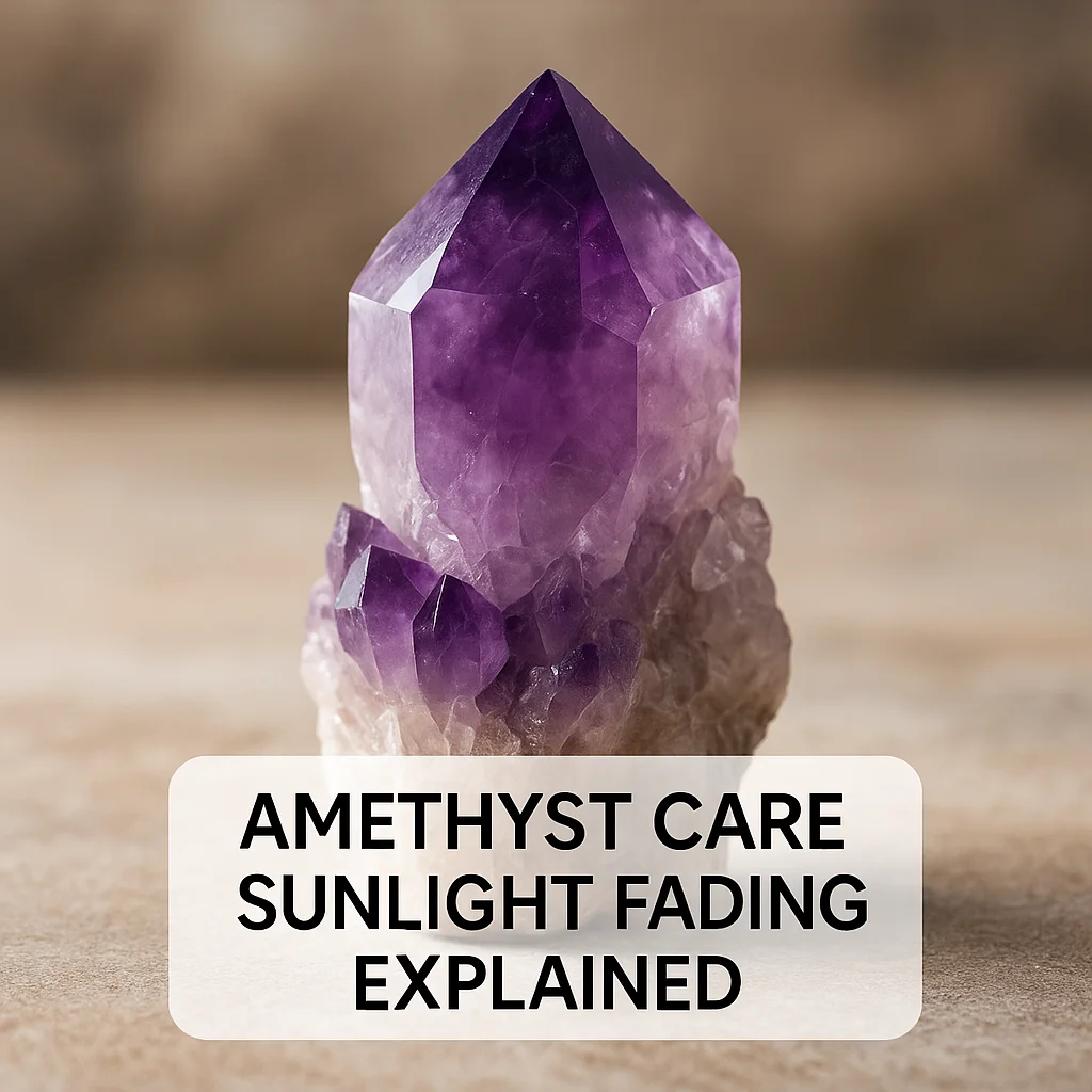 Amethyst Care Sunlight Fading Explained