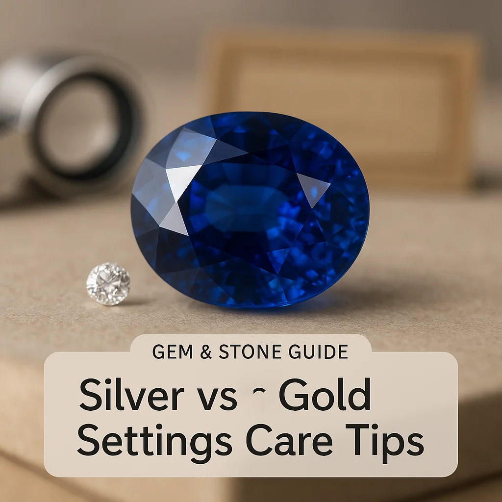 Silver vs Gold Settings Care Tips