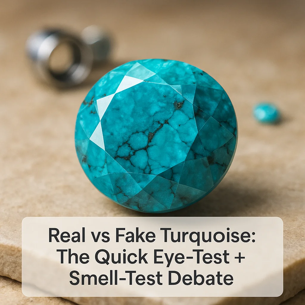 Real vs Fake Turquoise: The Quick Eye-Test + Smell-Test Debate