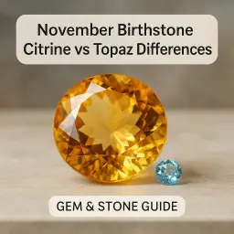 November Birthstone Citrine Vs Topaz Differences